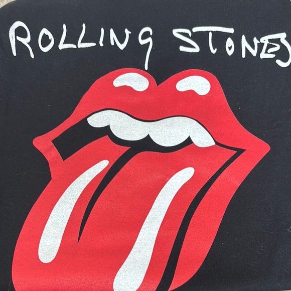 The Rolling Stones Black and Red Short Sleeve Tee - Picture 1 of 1